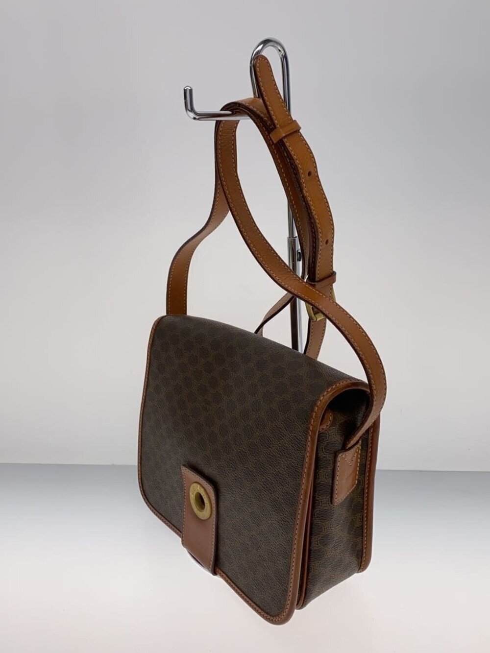 Celine Brown over All Bag Macadam Shoulder Brown